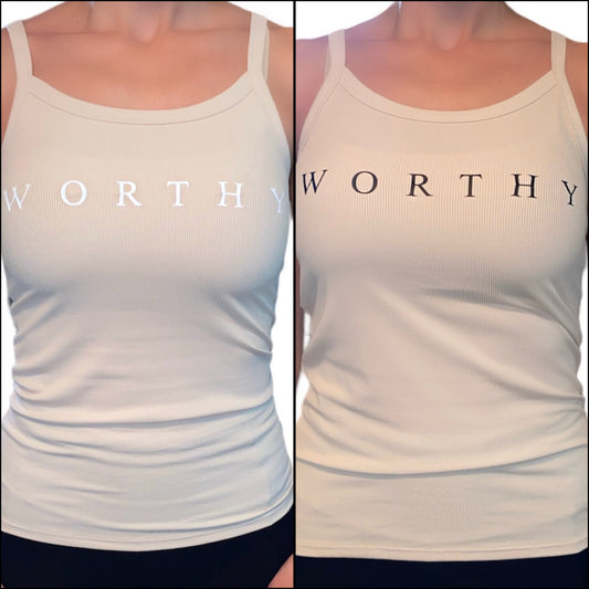 Women’s Beige WORTHY Tank