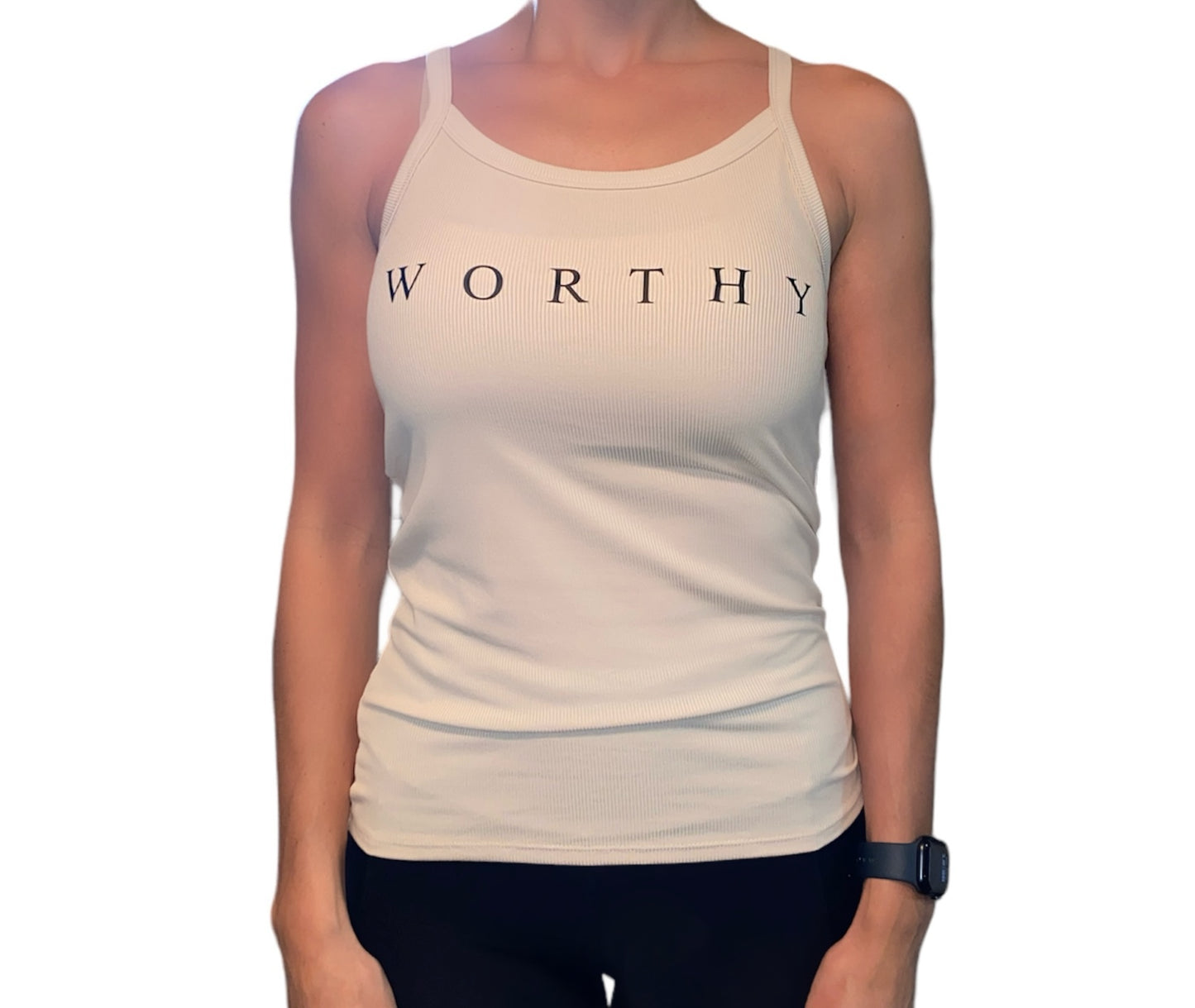 Women’s Beige WORTHY Tank