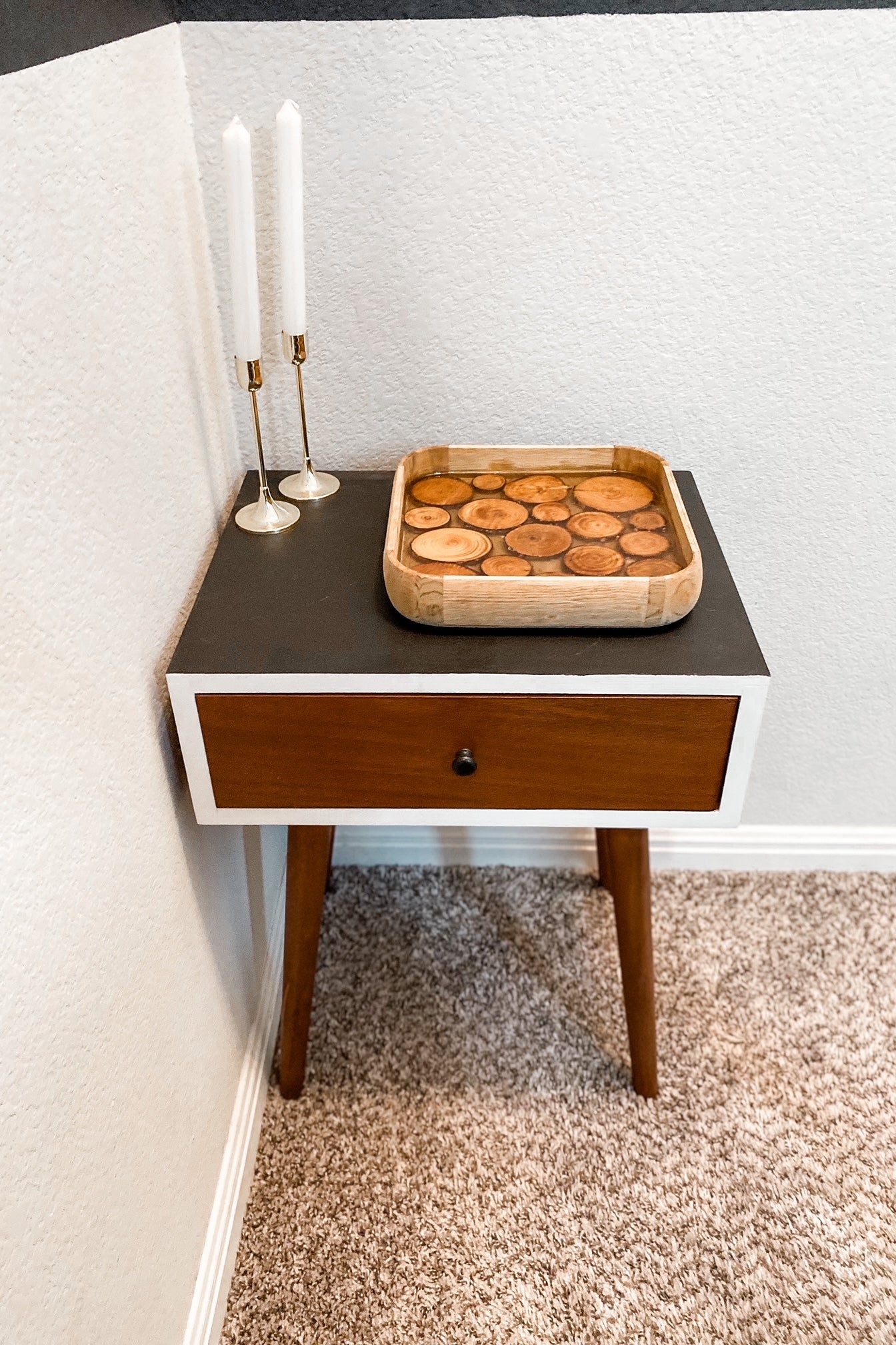 Small, Floating Stump, Accent Trays