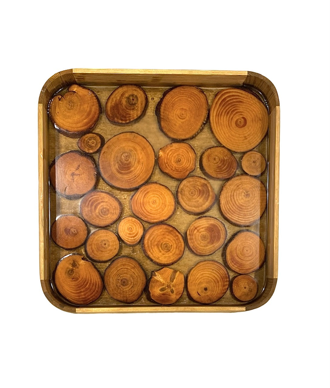 Medium, Floating Stump, Accent Tray