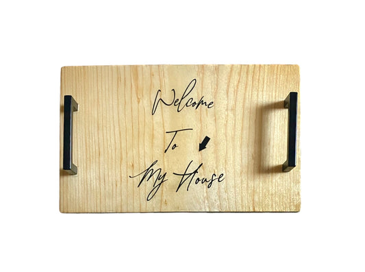 Blonde_Welcome to my house_Accent Tray