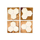 Coaster Set of 4, Modern Hexagon